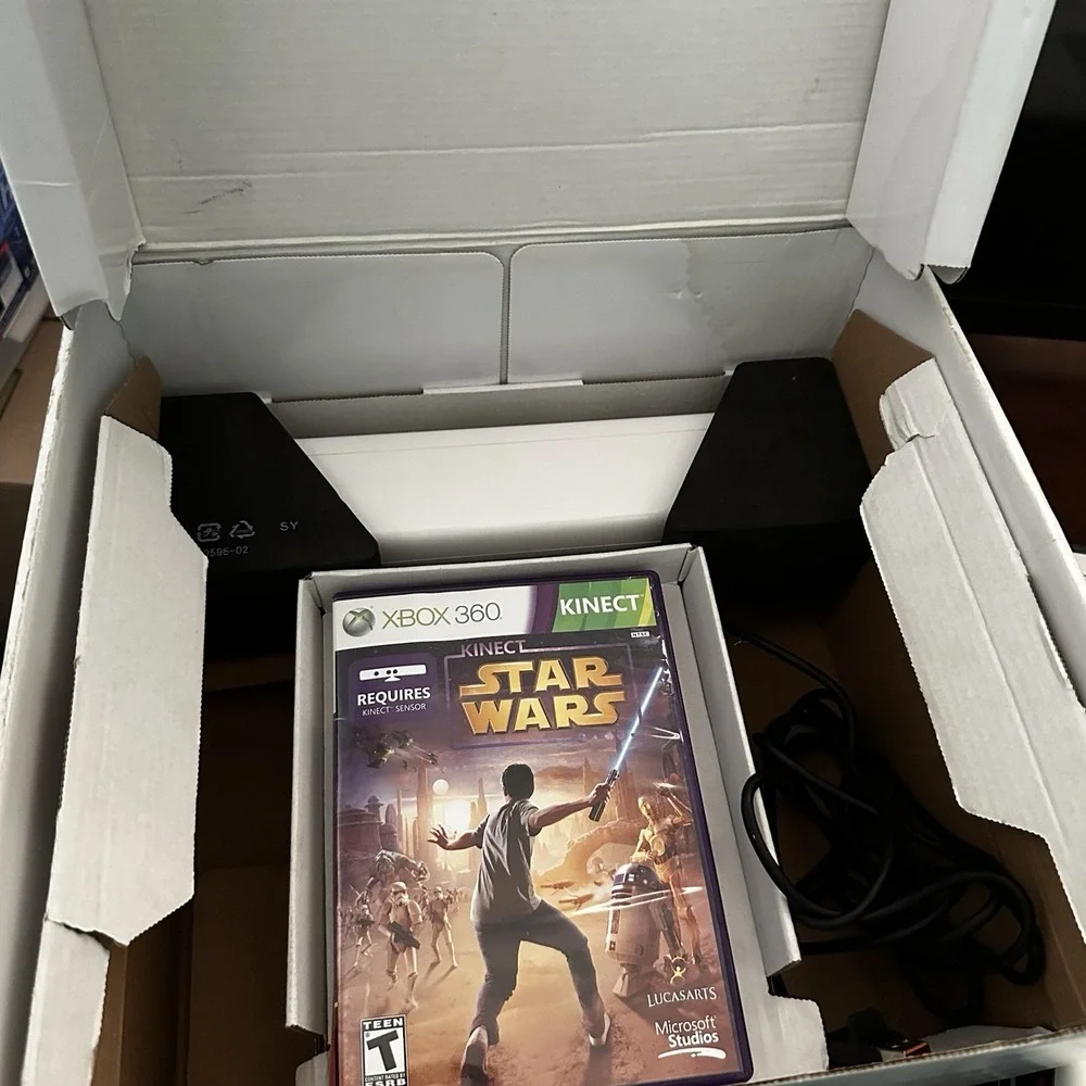 Microsoft Xbox 360 S Limited Edition Star Wars Console Tested No Controller